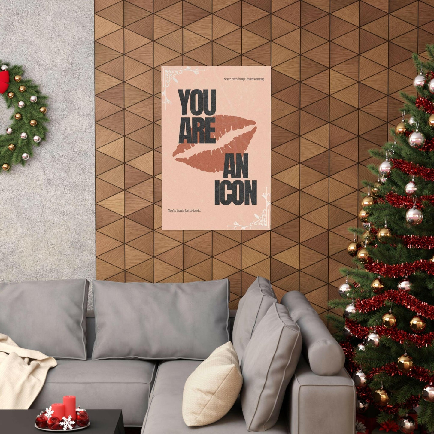 “You Are an Icon” Poster – Inspirational Wall Art for Home or Office - Chronicle & Conquer
