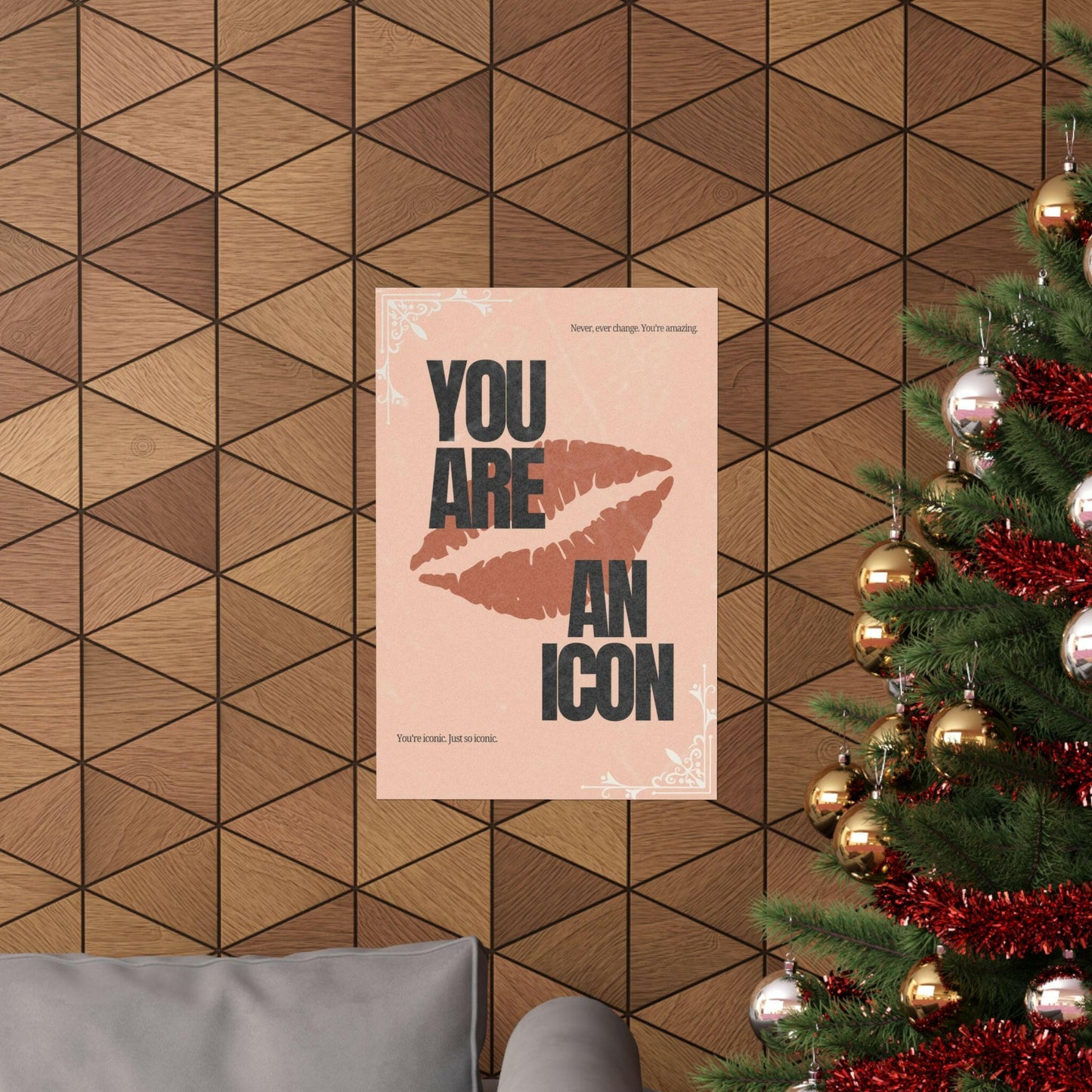 “You Are an Icon” Poster – Inspirational Wall Art for Home or Office - Chronicle & Conquer