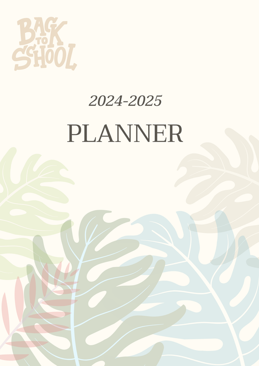 Back-to-School Printable Planner for Tasks & Assignments - Chronicle & Conquer