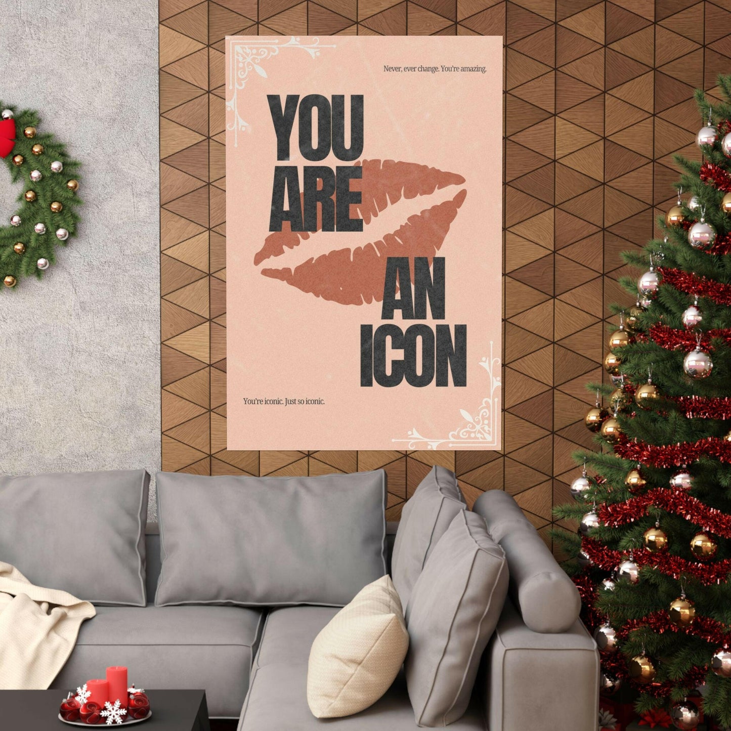 “You Are an Icon” Poster – Inspirational Wall Art for Home or Office - Chronicle & Conquer