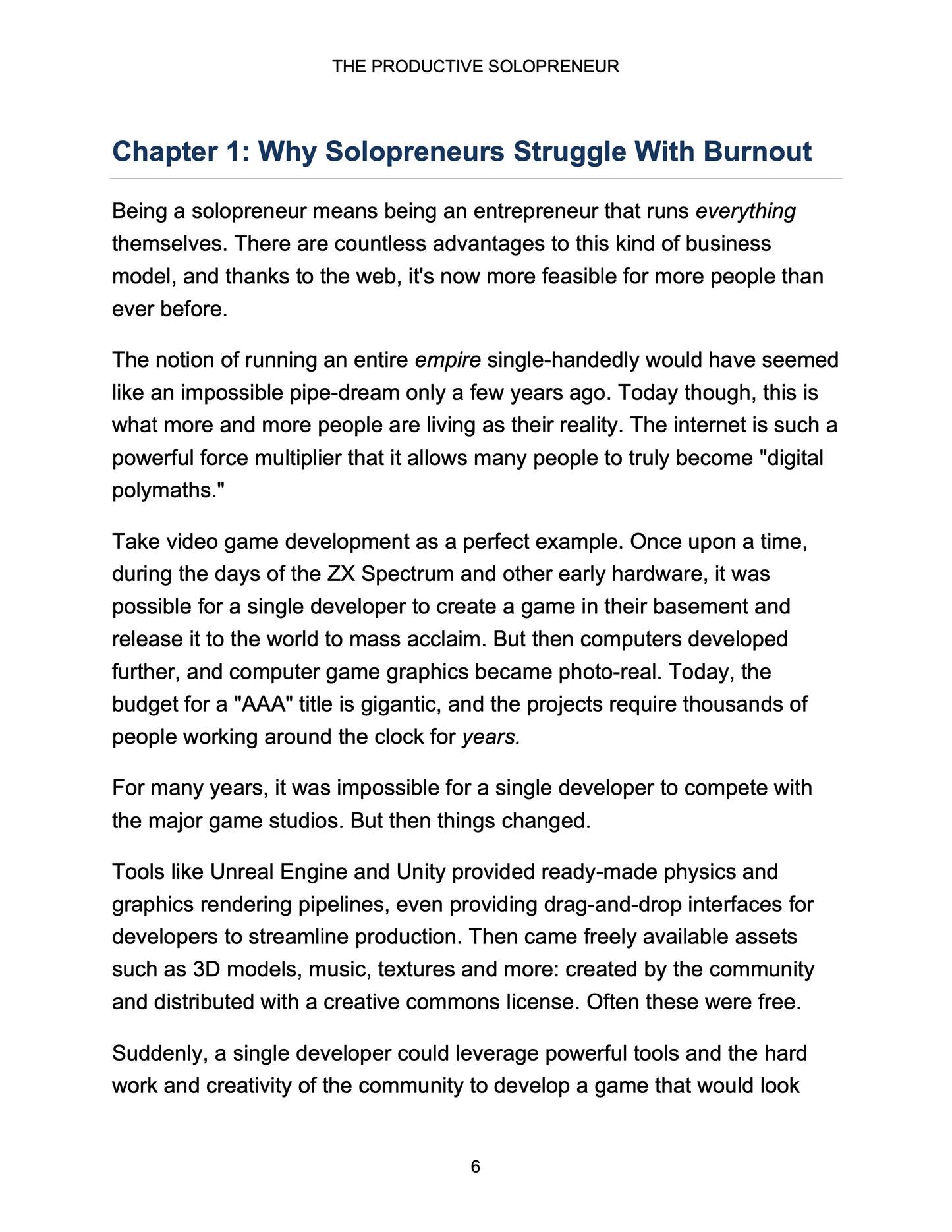 The Productive Solopreneur: Mastering Work-Life Balance and Boosting Productivity - Chronicle & Conquer