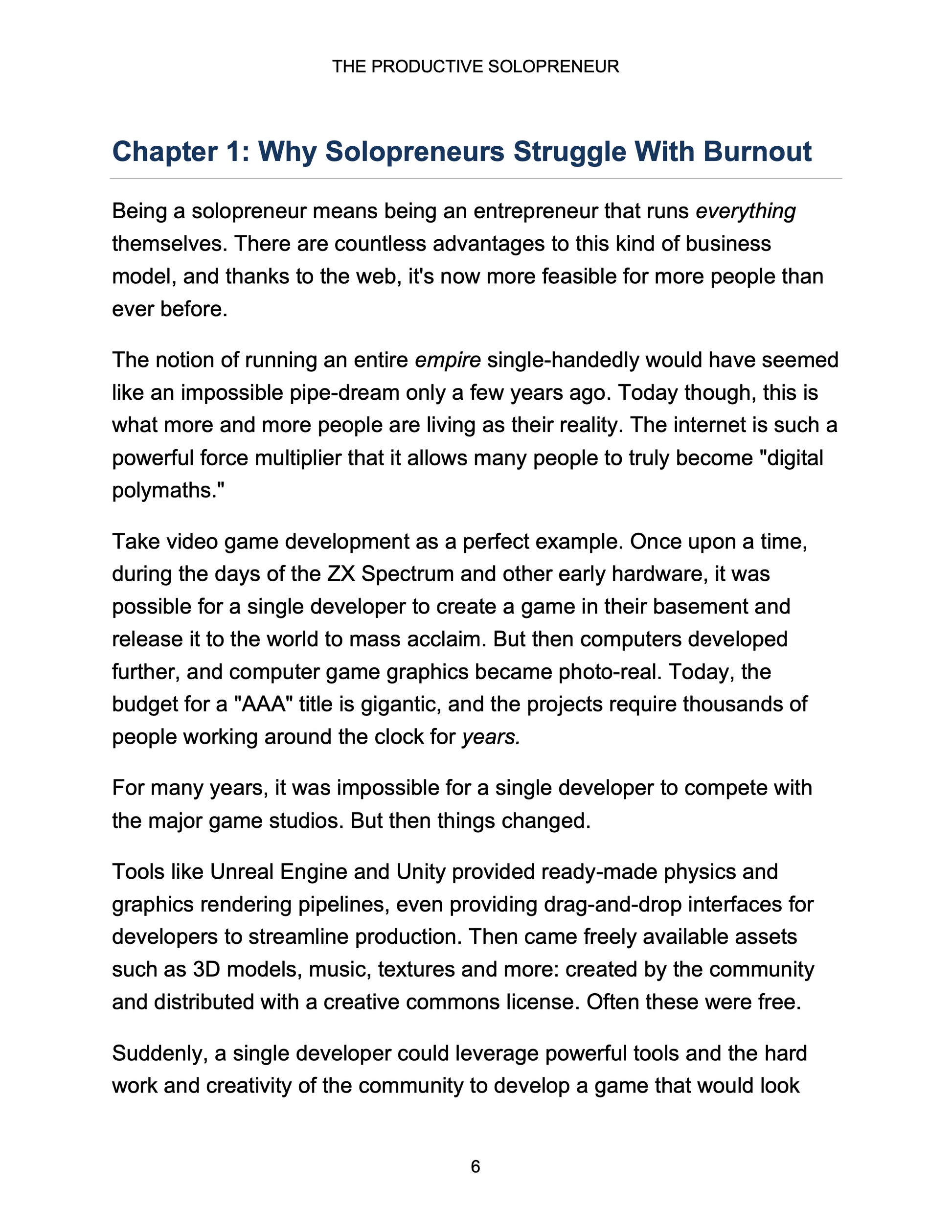 The Productive Solopreneur: Mastering Work-Life Balance and Boosting Productivity - Chronicle & Conquer