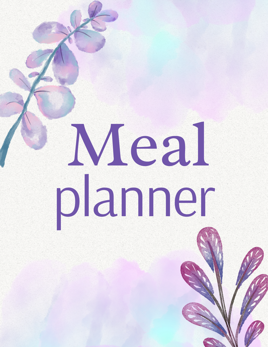 Ultimate Meal Planner Floral Digital Organizer - Chronicle & Conquer